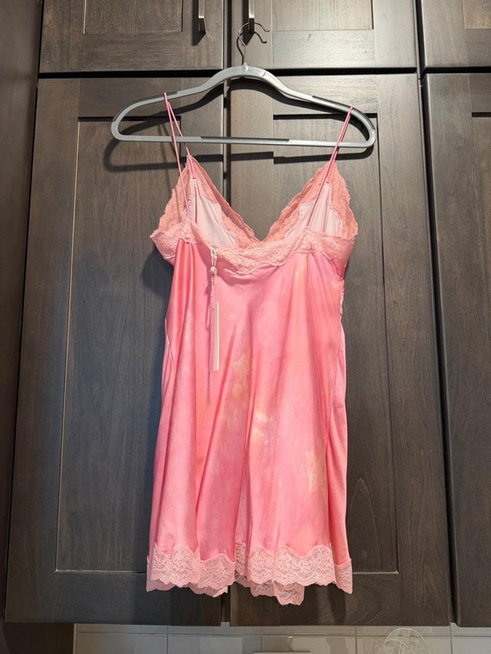 NWT Nicola Mini Slip Dress in Pink Ember - Picture 7 of 8